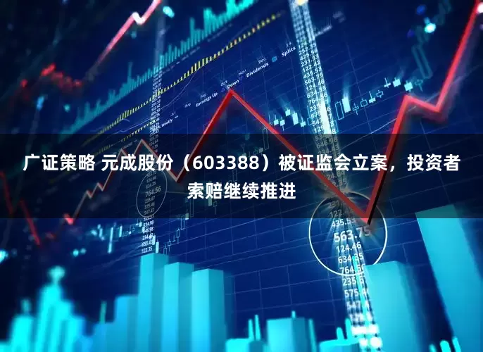 广证策略 元成股份（603388）被证监会立案，投资者索赔继续推进